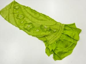 正絹　振袖用　絞り　帯揚げ